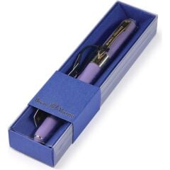 Bruno Visconti ''Monaco'' Tükenmez Kalem -Mavi-0,5 Mm. Kutulu - (Lavanta Gövde, Kahverengi Kutu)