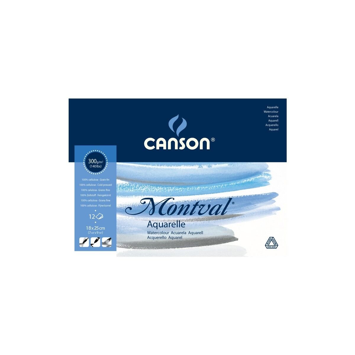 Canson 18 X 25  300 Gr  Çok Amaçlı Defter
