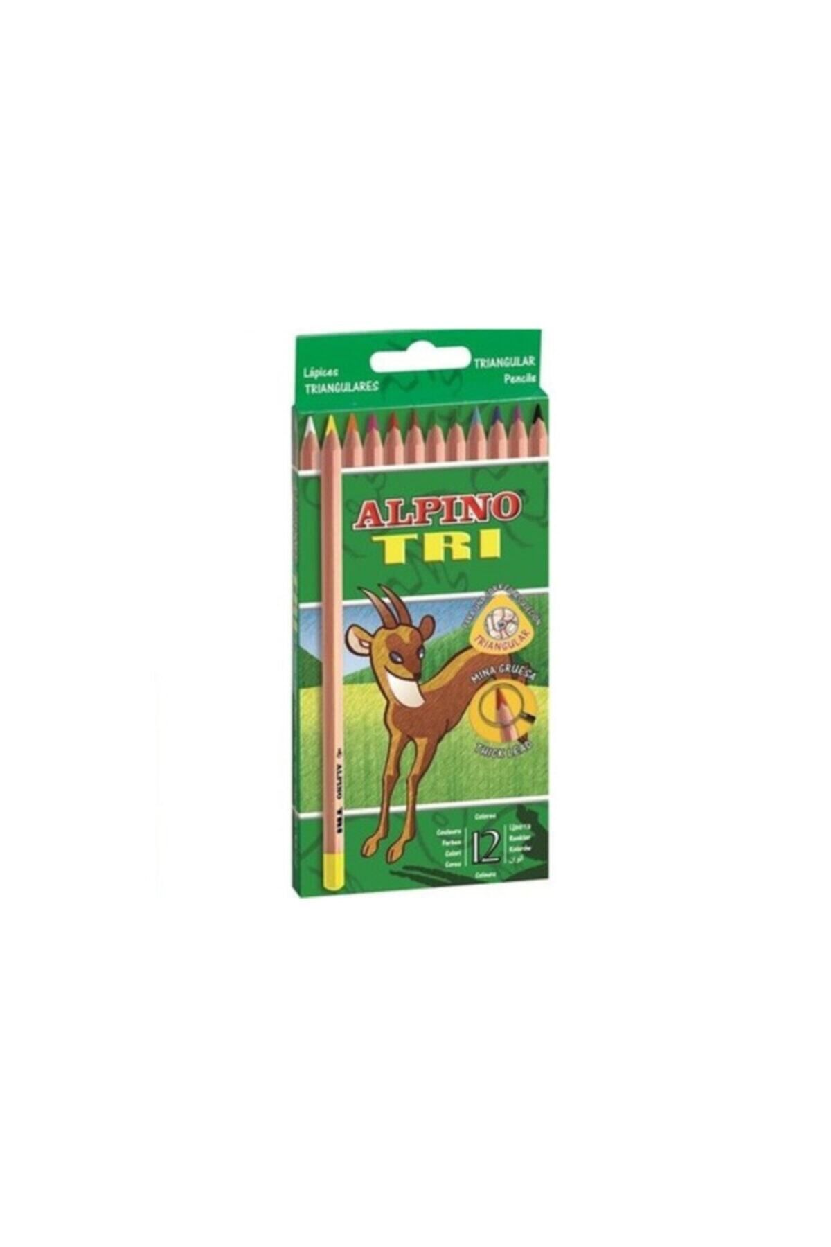 Alpino Kuru Boya Maxi Tri 12 Renk AL-2133