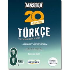 Okyanus Master 8. Sınıf Türkçe 20 Deneme