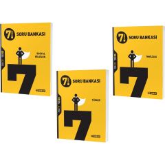 7. Sınıf Türkçe - Sosyal - Ingilizce Soru Seti 3 Kitap