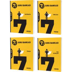 7. Sınıf Matematik Türkçe Fen Ingilizce Soru Seti 4 Kitap