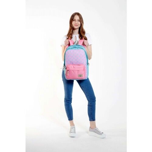 Kaukko Colorful 3 Colors Sırt Çantası (paws)adet