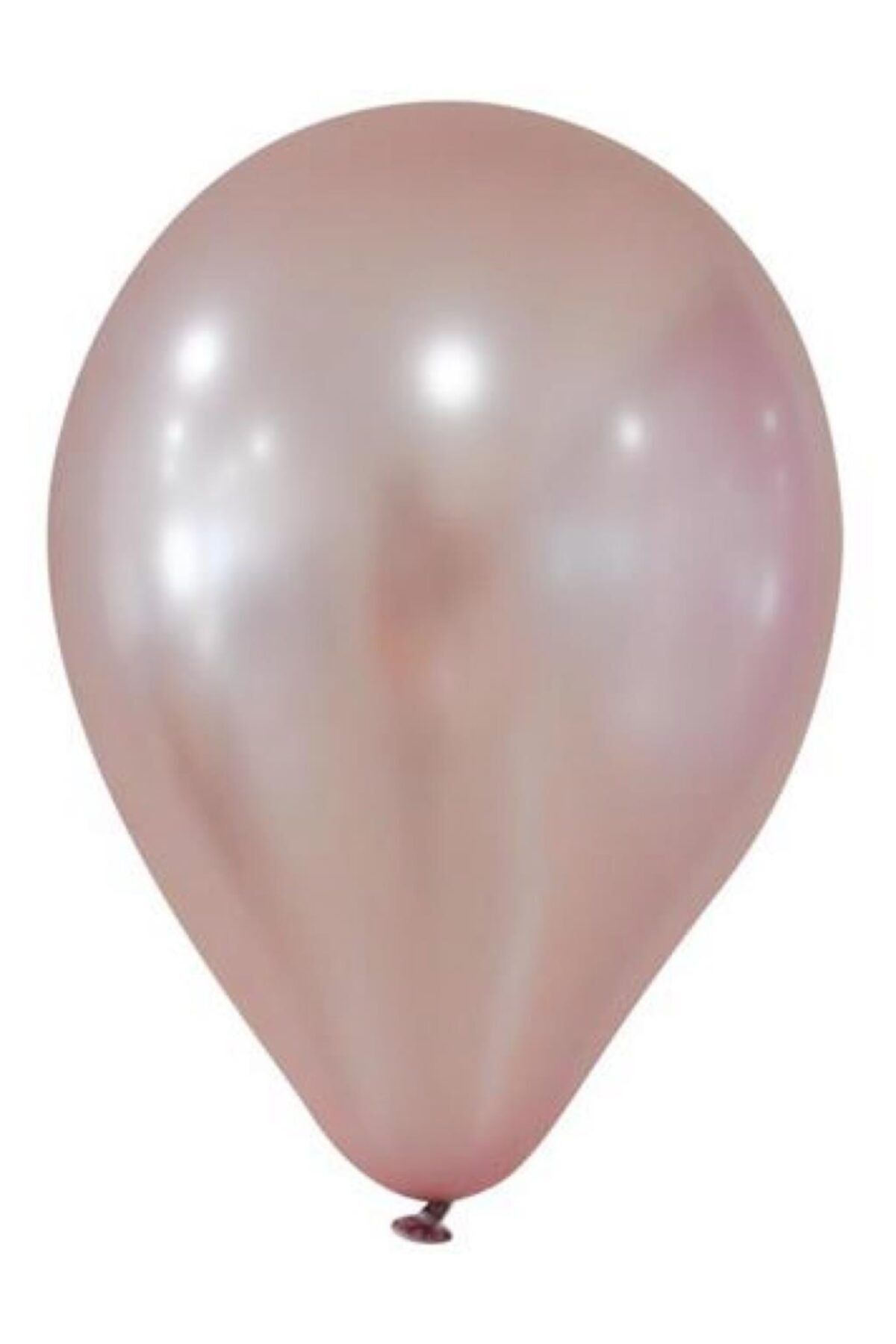 12'' Baskı Balonu Metalik Gül Kurusu 100'lü
