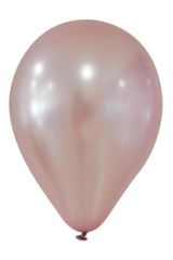 12'' Baskı Balonu Metalik Gül Kurusu 100'lü