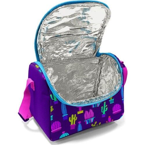 Coral High Kids Mor Pembe Kaktüs Desenli Thermo Beslenme Çantası 11802