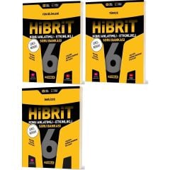 2026 6. Sınıf Fen Bilimleri + Türkçe + Ingilizce Hibrit - Konu Seti 3 Kitap