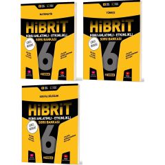2026 6. Sınıf Matematik + Türkçe + Sosyal Hibrit - Konu Seti 3 Kitap