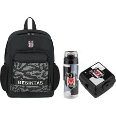 Taraftar Beşiktaş Çanta+ Suluk+ Beslenme Kabı Set4