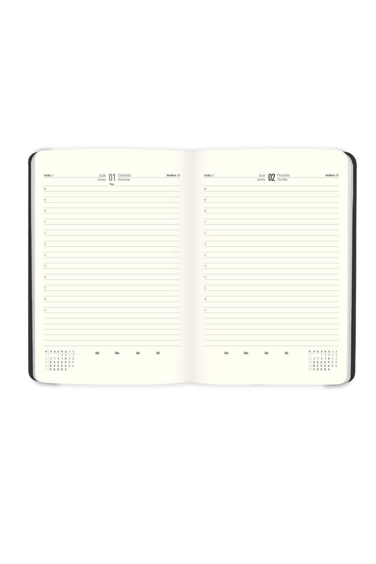 Keskin Color Günlük Ajanda Ciltli Limited Edition Yeşil 17x24 2025