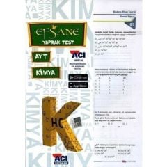Açı Ayt Kimya Yaprak Test