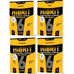 2026 6. Sınıf Matematik Türkçe Fen Sosyal Hibrit - Konu Seti 4 Kitap