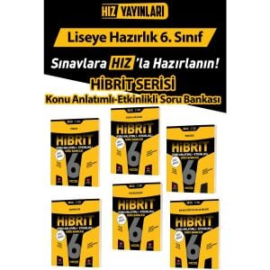 6. Sınıf Hibrit Konu Anlatımlı Etkinlikli Soru Bankası