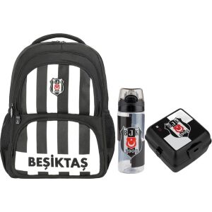 Taraftar Beşiktaş Çanta+ Suluk+ Beslenme Kabı Set12