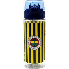 Fenerbahçe Çubuk Desenli Plastik Matara 500 ml Lacivert 24791