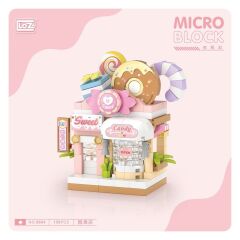 Loz 8604 Mikro Blok Çanta Şekerleme Dükkan