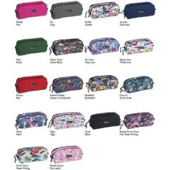 Tıgra Okapi Kalem Çantası 2 Gözlü