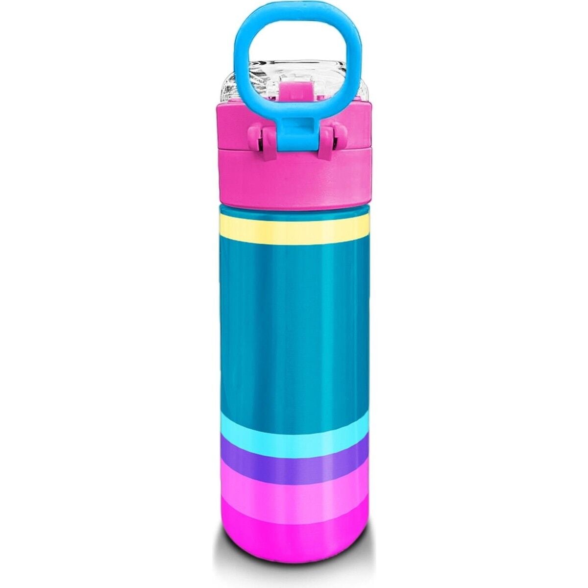 Coral High Kids Pembe Pastel Renkli Pipetli ve Direkt Içim Çelik Termos 500 ml 31960