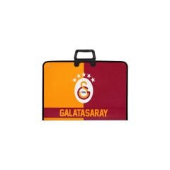 Galatasaray Lisanslı Parçalı Amblem Baskılı Proje Çantası - Askılı Fermuarlı Resim Çantası 35X50 cm