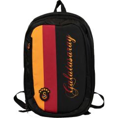 Galatasaray Üç Bölmeli Galatasaray Baskılı Erkek Çocuk Siyah - Kırmızı - Sarı Okul ve Günlük Sırt Çantası - 26500
