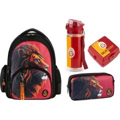 Taraftar Galatasaray Çanta+ Kalemlik+ Suluk+ Beslenme Kabı Set 11