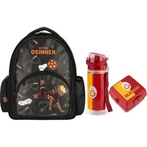 Taraftar Galatasaray Çanta+ Suluk+ Beslenme Kabı Set 13
