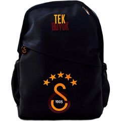 Galatasaray 3 Bölmeli 5 Yıldız Detaylı Okul Sırt Çantası (25691)