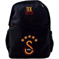 Galatasaray 3 Bölmeli 5 Yıldız Detaylı Okul Sırt Çantası (25691)
