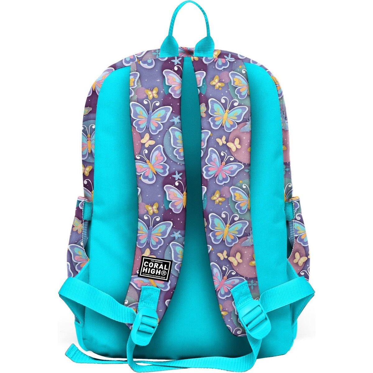 Coral High Kids Pastel Renkli Kelebek Desenli Okul Sırt Çantası 33206