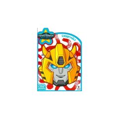 Transformers Baştan Sona Maskeli Çıkartmalı Boyama