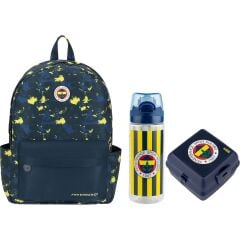 Taraftar Fenerbahçe Çanta + Suluk + Beslenme Kutusu Set 3