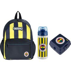 Taraftar Fenerbahçe Çanta + Suluk + Beslenme Kutusu Set 5