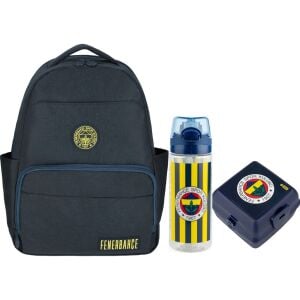 Tarafta Fenerbahçe Çanta + Suluk + Beslenme Kutusu Set 10