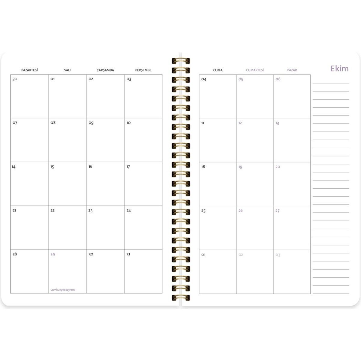 Keskin Color Akademik Ajanda Spiralli Enerji 17x24 830228-99