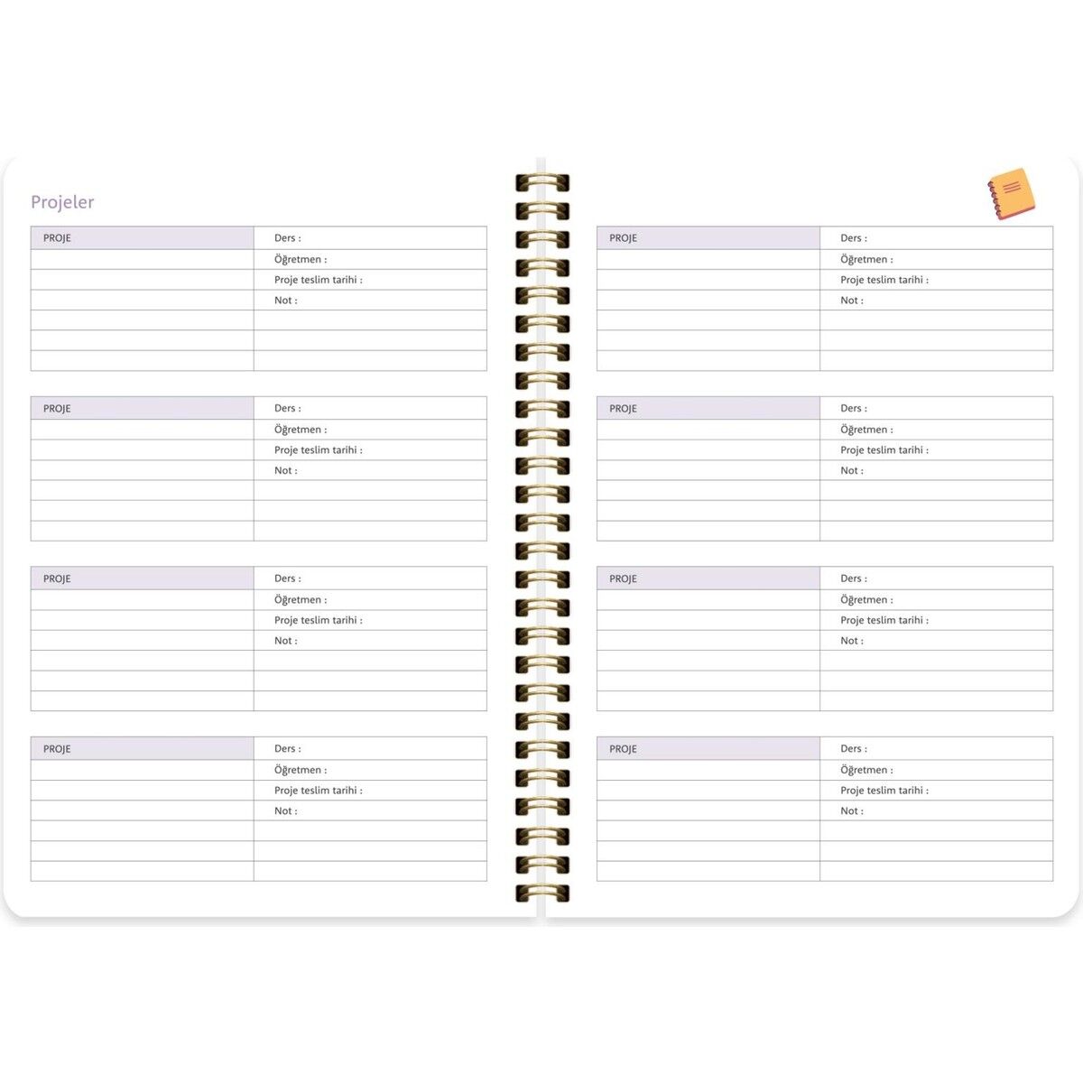 Keskin Color Akademik Ajanda Spiralli Enerji 17x24 830228-99