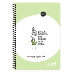 Hisli Şeyler Haftalık Ajanda Benden Daha Güzel 13x19,5 2025