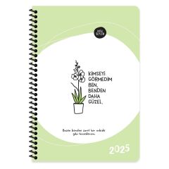 Hisli Şeyler Haftalık Ajanda Benden Daha Güzel 13x19,5 2025