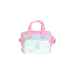 Kaukko Bow Beslenme Çantası Mint-Pink K1877