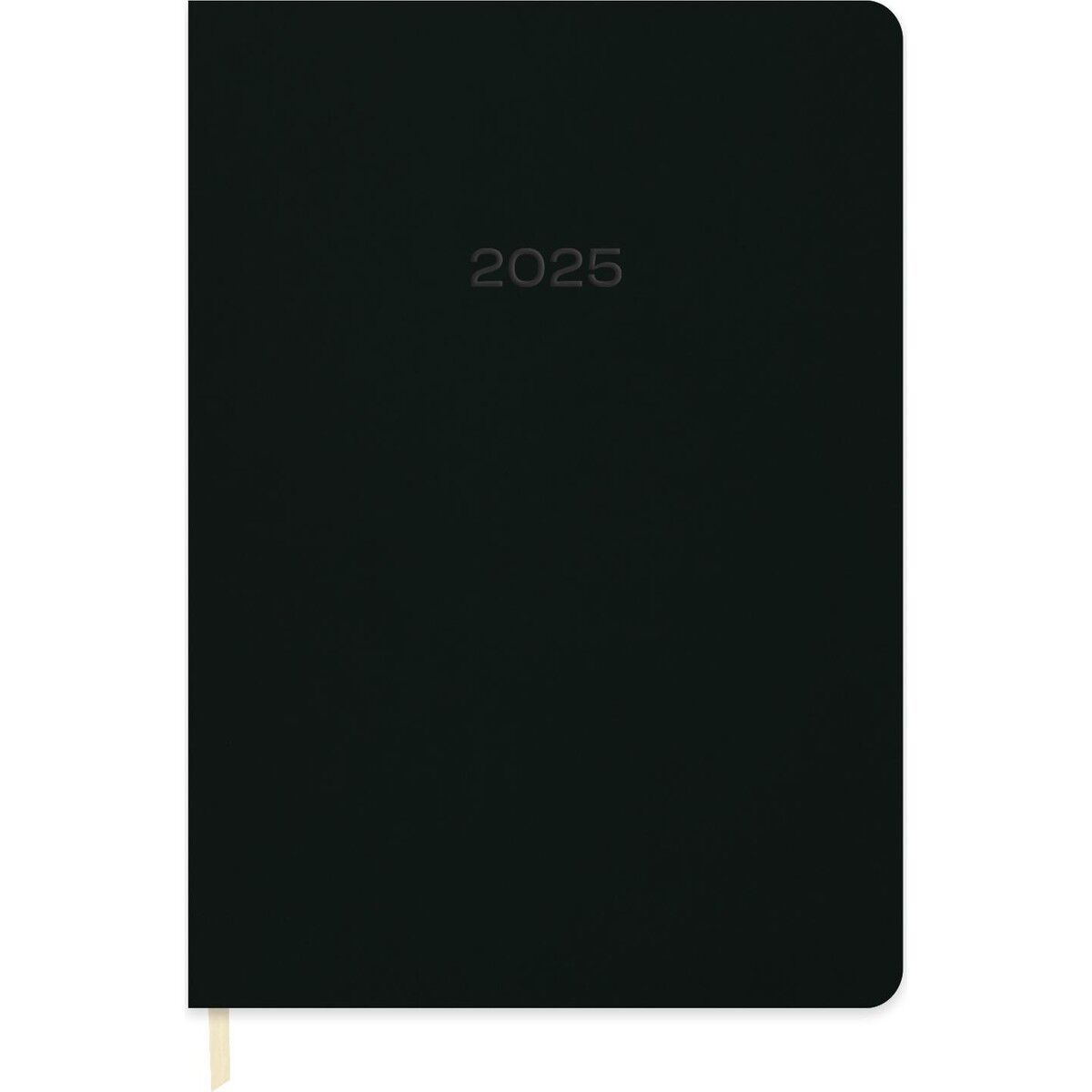 Keskin Color Günlük Termo Deri Ajanda-Siyah 16x24 2025