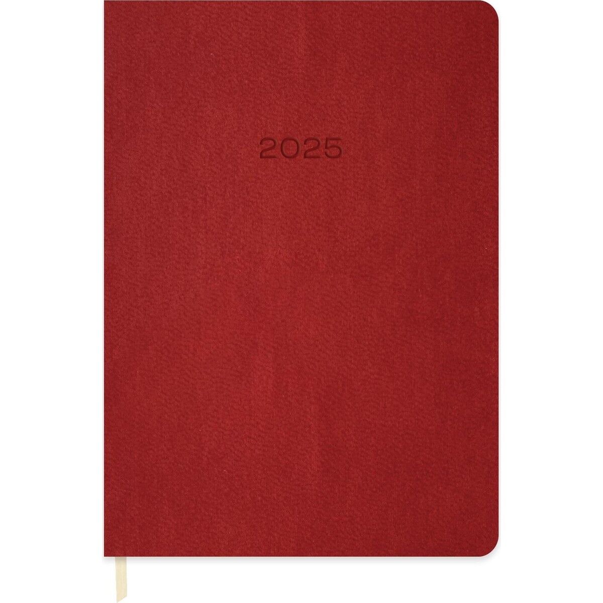 Keskin Color Günlük Termo Deri Ajanda Kırmızı 16x24 2025