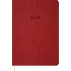 Keskin Color Günlük Termo Deri Ajanda Kırmızı 16x24 2025