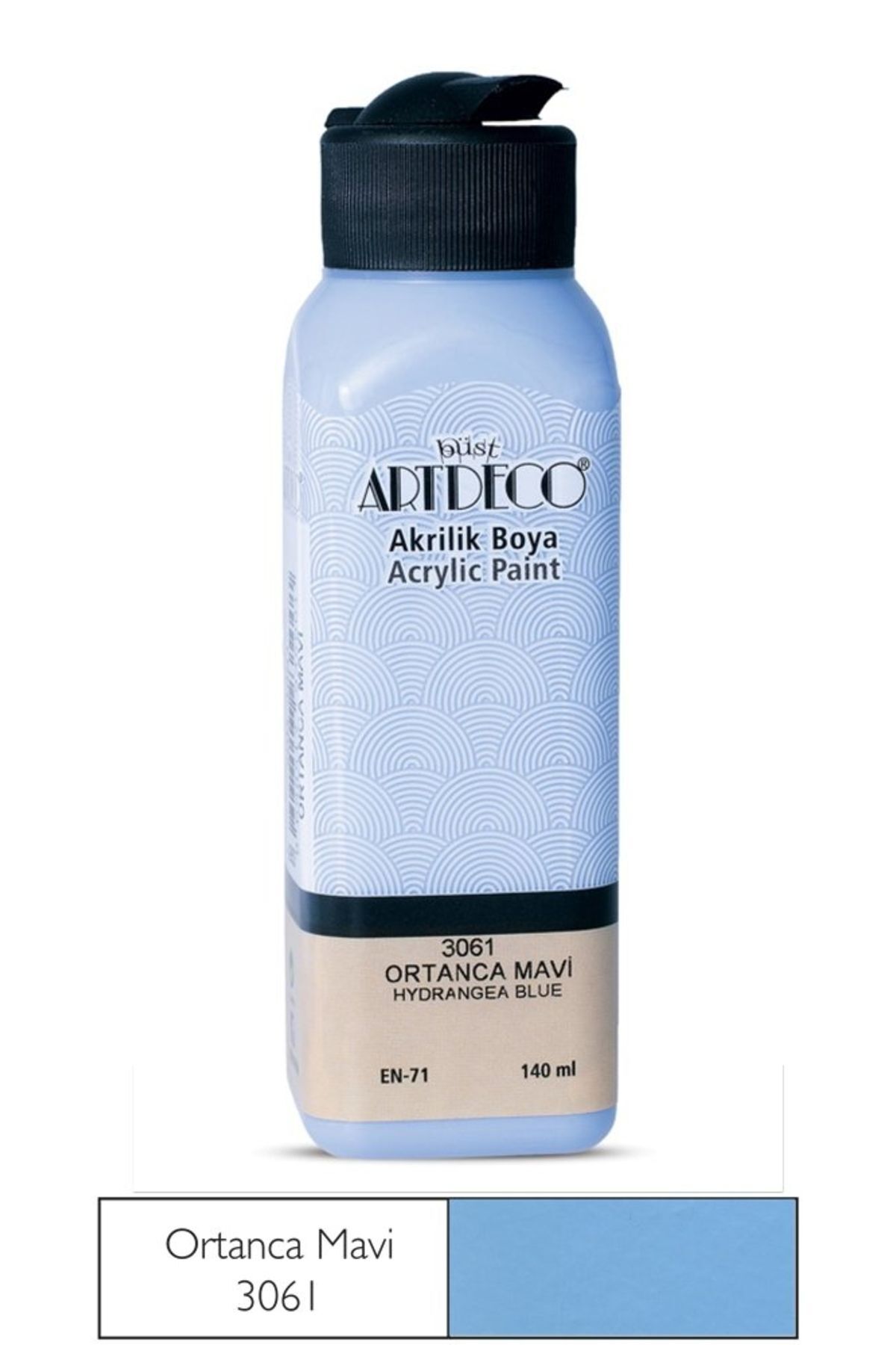 Ardeco Akrilik Boya 140 Ml Ortanca Mavi