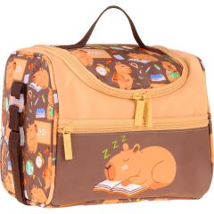 Kaukko Kids Erkek Çocuk Clever Baskılı Isı Yalıtımlı Okul Beslenme Çantası (Kahverengi) - L5385
