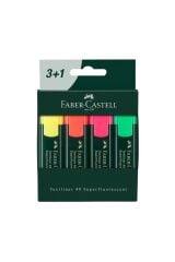 Faber Castell Textliner Fosforlu Kalem 4 lü