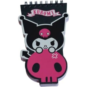Kuromi Not Defteri 80 Yaprak Spiralli Renkli Sayfalı