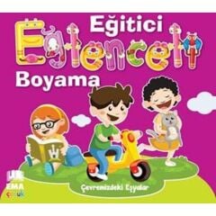 Eğitici Eğlenceli Boyama Çevrenizdeki Eşyalar