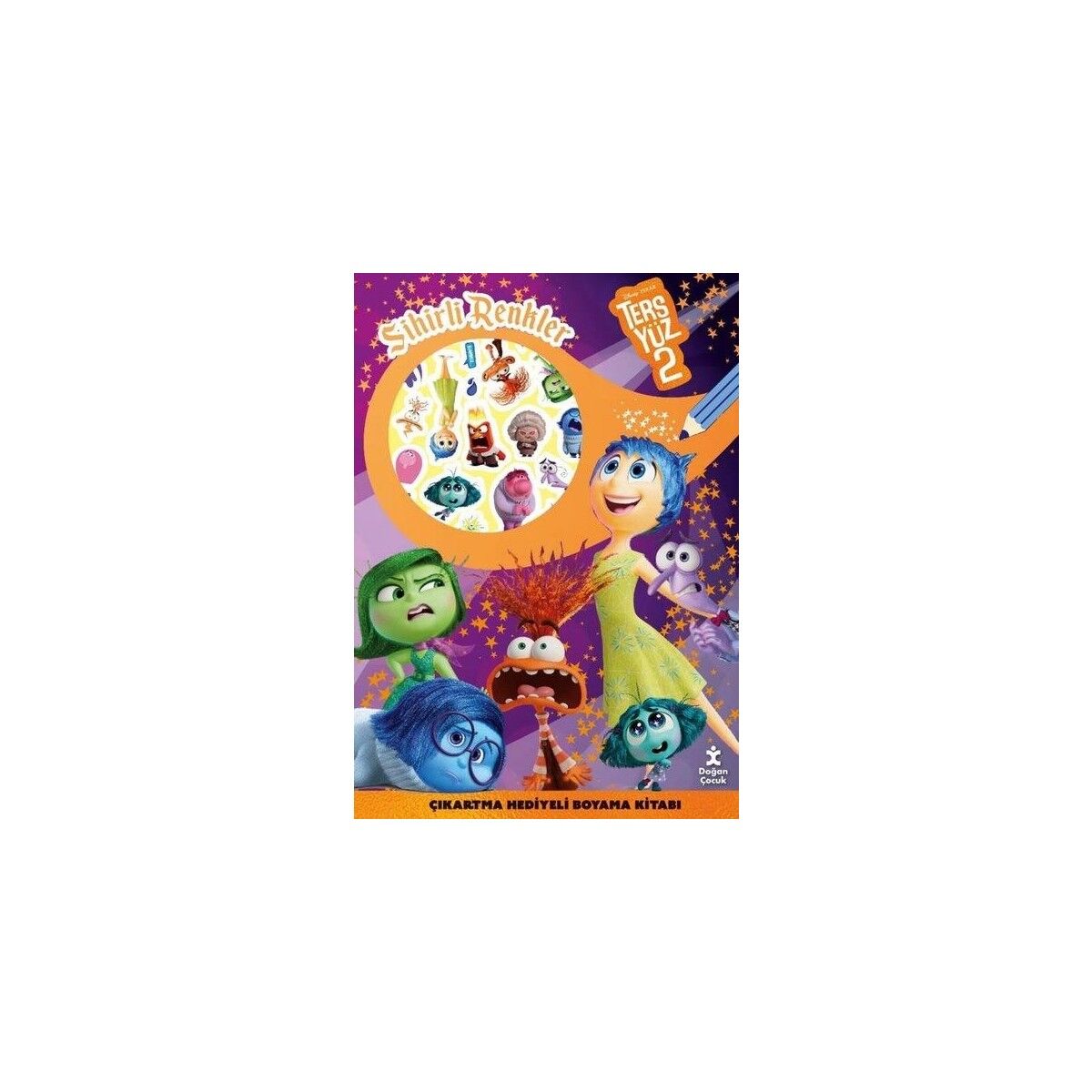 Dısney Ters Yüz 2 Sihirli Renkler Çıkart