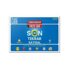 Tonguç 2023 LGS 1. Dönem Sayısal Son Tekrar