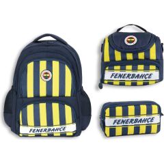 Tarafta Fenerbahçe Çanta + Beslenme Çantası + Kalemlik Set 19