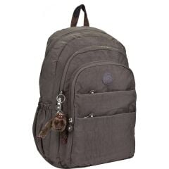 Rky Serenity Relaxion Su Geçirmez Klinkır Kumaş Geniş Iç Hacimli Çok Bölmeli Günlük Okul Kahverengi